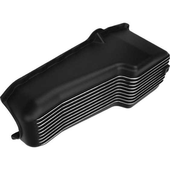 Carter dhuile en aluminium, moulé, haute résistance, 4 quarts, carter moteur, nervuré noir, pour bloc-moteur arrière en 2 parties 283 302 305 327 350 1958-1979