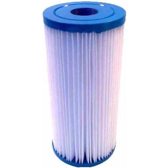 Cartouche de Filtration Piscine Hors-Sol, Compatible GRE AR125, AR118, AR124, Cylindrique, Plastique et Matieres Synthétiques, Blanche