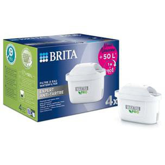 Cartouche filtrante maxtra pro expert anti tartre pack de 4