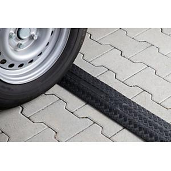 CARTREND Passe-câbles, longueur : 1,0 m, noir