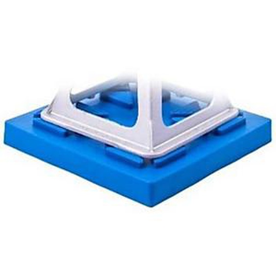 CARTREND Plaque de stabilisation pour vérins, bleu, jeu de 4