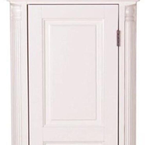 Casa Padrino Armoire à dossiers de style rustique Blanc 50 x 40 x H. 166 cm - Meubles de style rustique