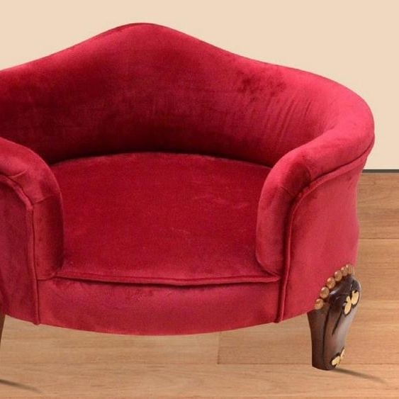 Casa Padrino Baroque Lit pour chien Royal rouge Boardeaux / brun / or - Meubles baroques pour chiens - Meubles baroques pour animaux - Meubles somptueux pour animaux de style baroque