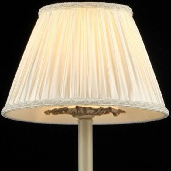 Casa Padrino Lampe de table de luxe ivoire / Abat-jour ivoire 22 x 38 cm - Lampe - Luxury Collection