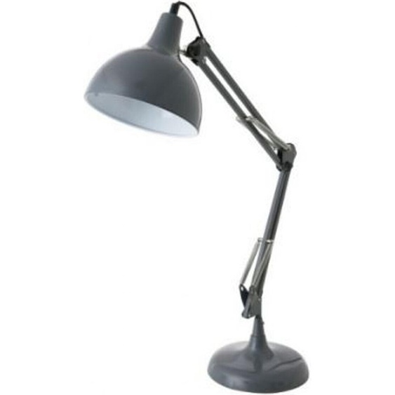 Casa Padrino Lampe de table Gris 20 x H 68 cm - Luminaire - Lampe de bureau - Lampe de bureau