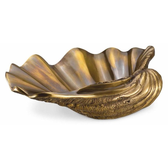 Casa Padrino Objet décoratif de luxe en forme de coquillage Vintage laiton 32 cm - Accessoires Déco