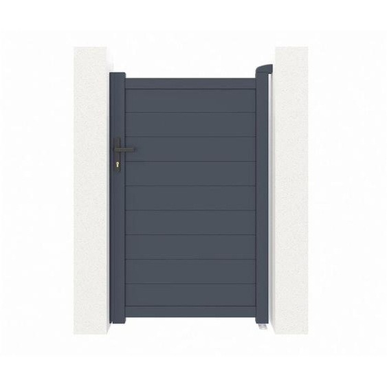 Casanoov - Portillon aluminium eiger 1m H.160cm Gris