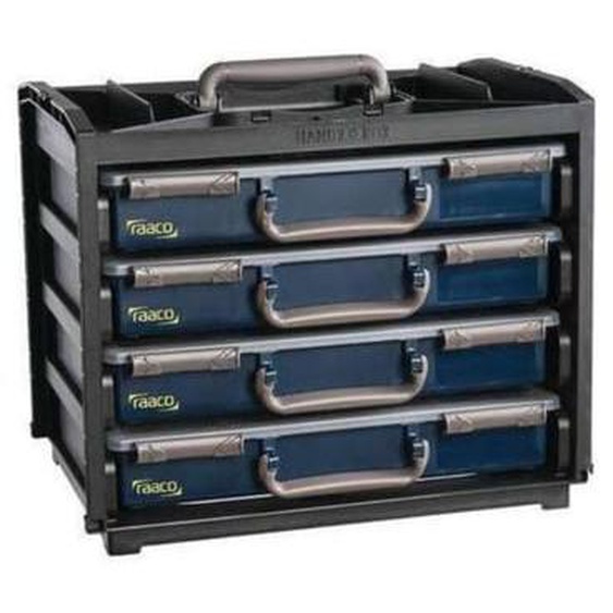 Casier 4 mallettes de rangement visserie