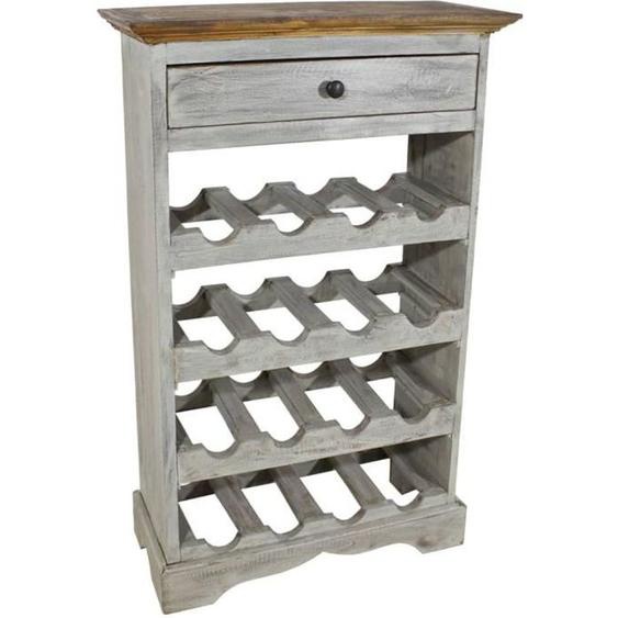Casier à bouteilles- Meuble range bouteille - Casier à vin Bois massif de récupération 55 x 23 x 85 cm