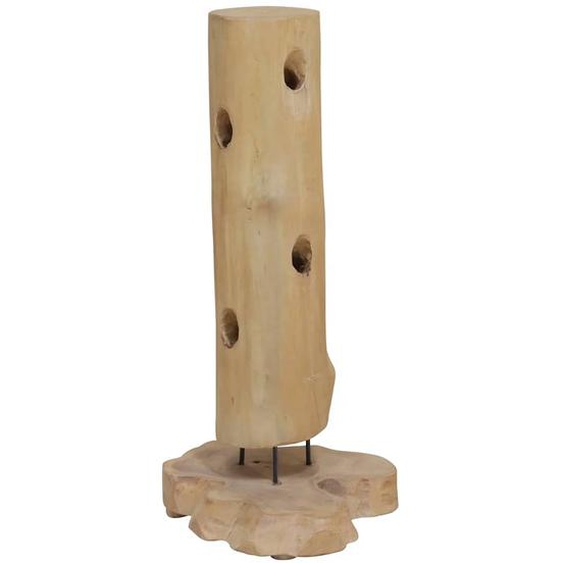 Casier à bouteilles pour 8 bouteilles 40x30x80 cm Teck massif