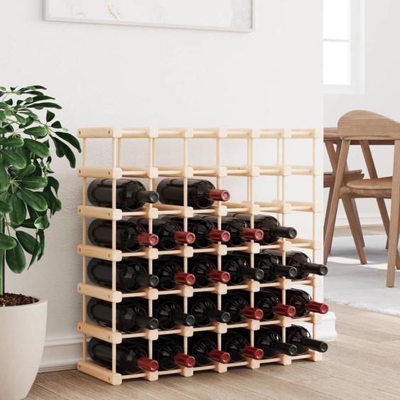 Casier à vin pour 42 bouteilles 68,5x23x68,5 cm pin massif