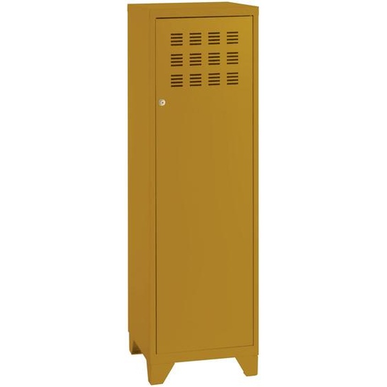 Casier métal Burocolor L.40 x P.40 x H.133 cm - Jaune