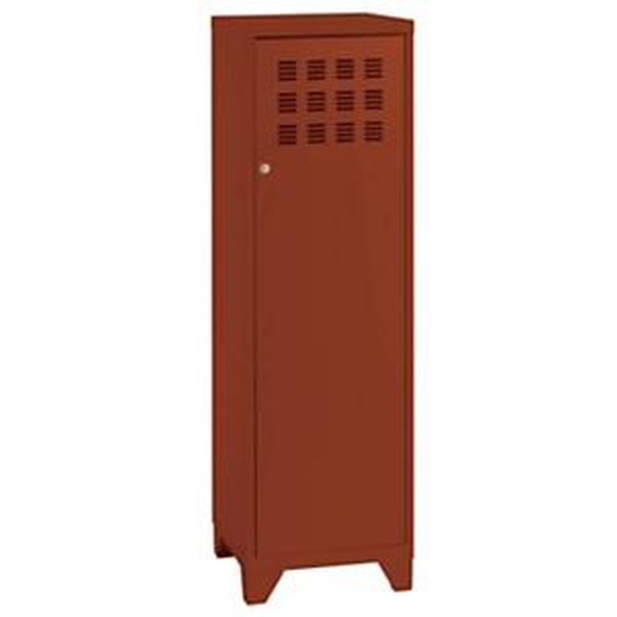 Casier métal Burocolor L.40 x P.40 x H.133 cm - Terracotta