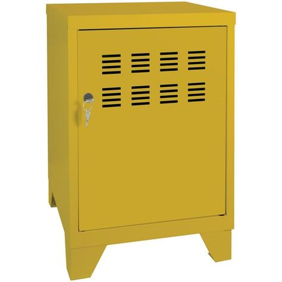 Casier métal Burocolor L.40 x P.40 x H.51 cm - Jaune