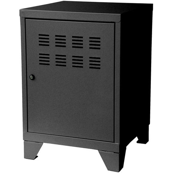 Casier métal Burocolor L.40 x P.40 x H.51 cm - Noir