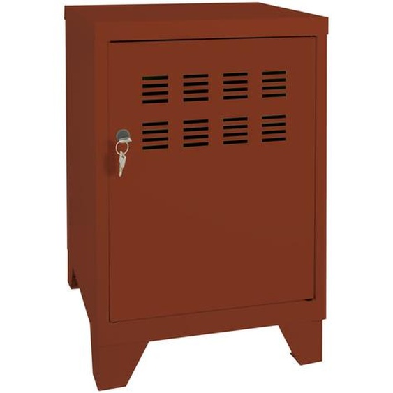Casier métal Burocolor L.40 x P.40 x H.51 cm - Terracotta