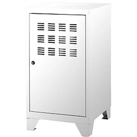 Casier métal Burocolor L.40 x P.40 x H.74 cm - Blanc