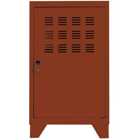 Casier métal Burocolor L.40 x P.40 x H.74 cm - Terracotta