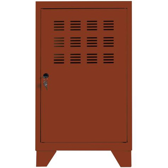 Casier métal Burocolor L.40 x P.40 x H.74 cm - Terracotta