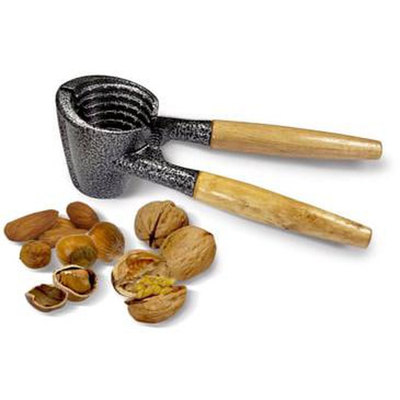 Casse-noix manche en bois L18,5 x l6,5 x H6 cm