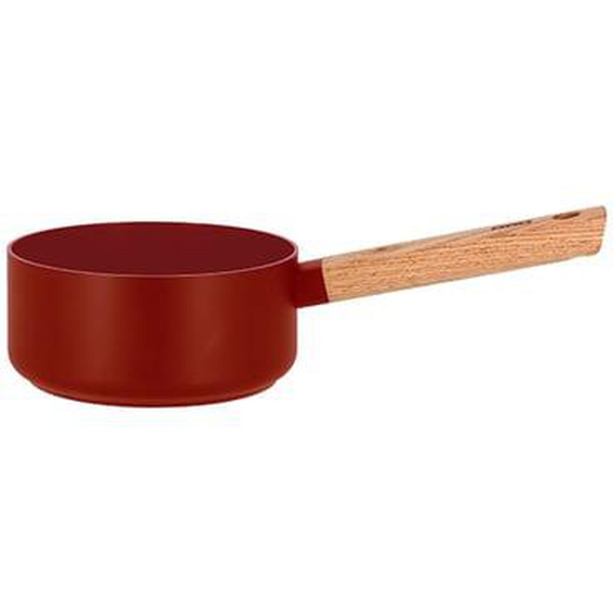 Casserole Ector -  Aluminium et bois -  Ø16 cm - Paprika
