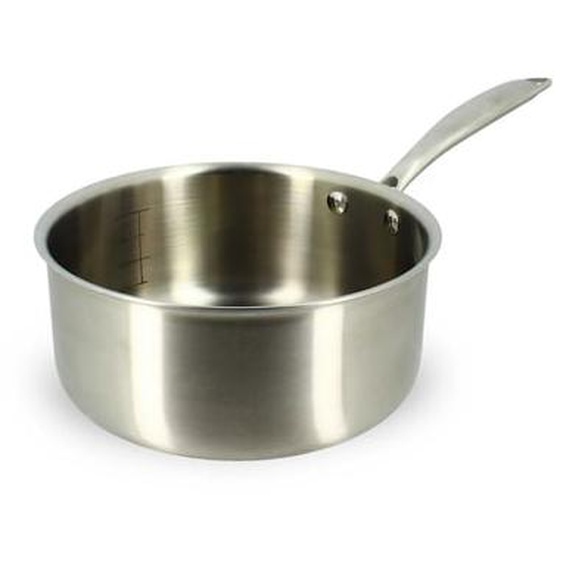 Casserole triply 20cm en acier inoxydable - made in france
