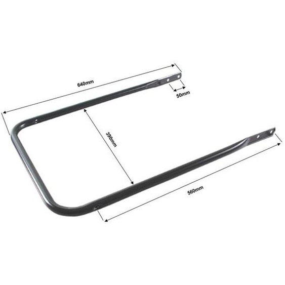 Guidon inférieur tondeuse Performance Power ggp - 381006512/0