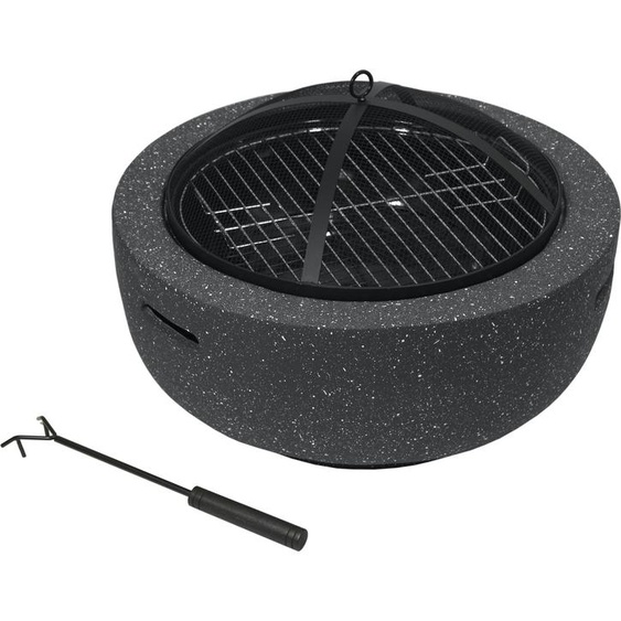 Cattara 13013 - Cheminée LA PALMA gris MgO