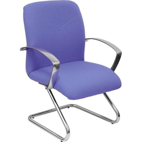 Caudete fauteuil confidant bleu clair bali piètement traîneau