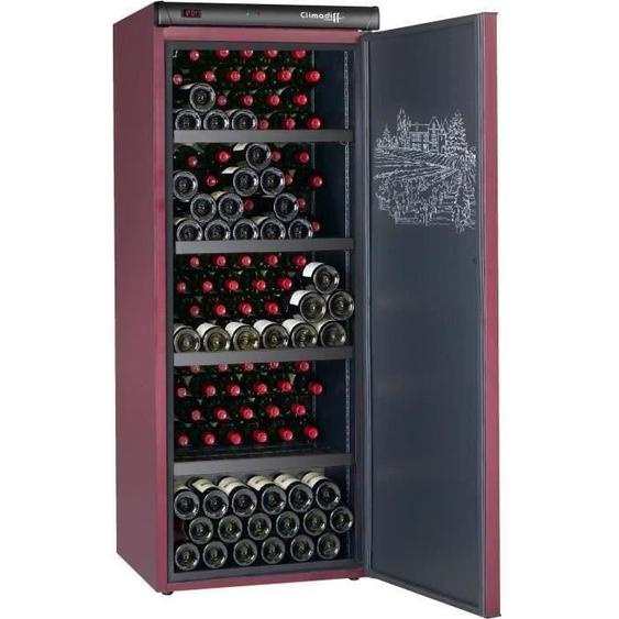 Cave à vin Climadiff CVP220A+ - 425 litres Classe G Rouge - 216 bouteilles