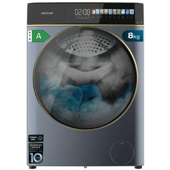 Cecotec - Lave-linge à chargement frontal Bolero DressCode 8900 Inverter FullColor Ice Blue a