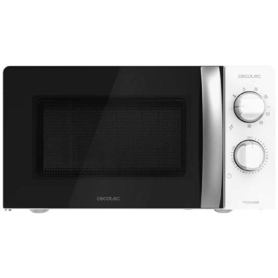 Cecotec - Micro-ondes avec grill 20 l GrandHeat 2110, 1700W, technologie 3DWave, minuterie jusquà 30 min, commandes rotatives mécaniques