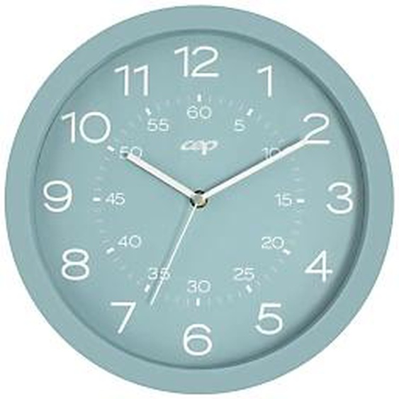 CEP Horloge murale à quartz silencieuse CEP Riviera vert deau, Ø 30 cm