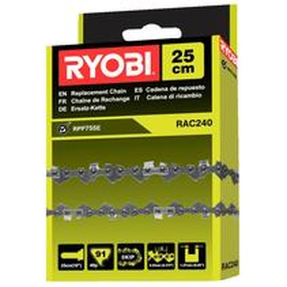 Chaîne 25 cm (40 maillons) pour élagueurs sur perche électriques