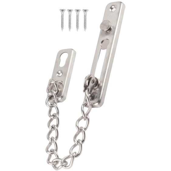 Chaîne antivol durable en acier inoxydable « Wächter » pour porte dentrée (2#)