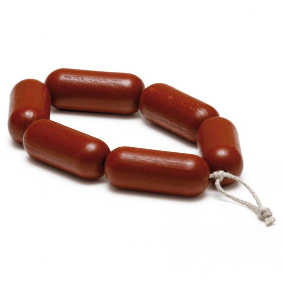 Chaîne De Saucisses Marron