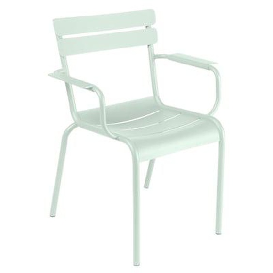 Chaise à accoudoirs LUXEMBOURG - A7 menthe glaciale