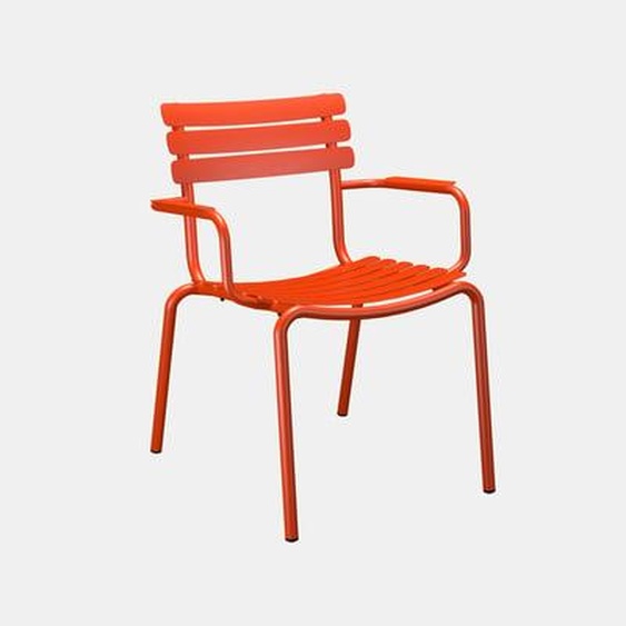 Chaise ALUA avec accoudoirs - cayenne