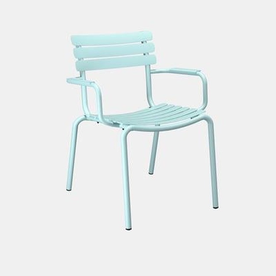 Chaise ALUA avec accoudoirs - ice blue