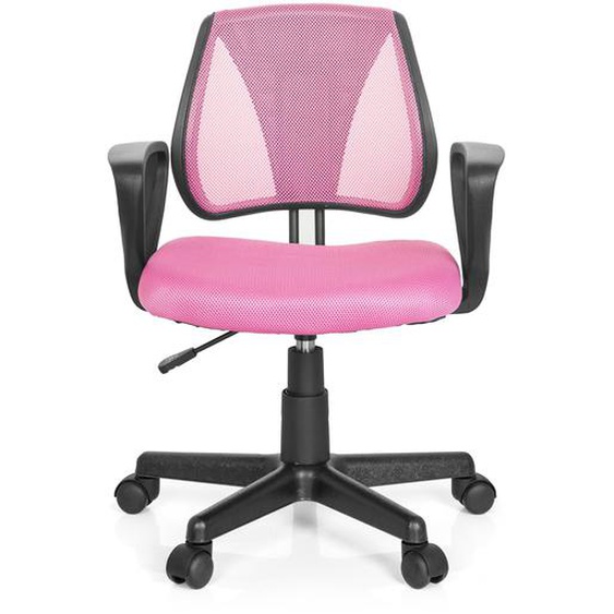 Chaise bureau pour enfants / Siège junior KIDDY CD tissu maille rose