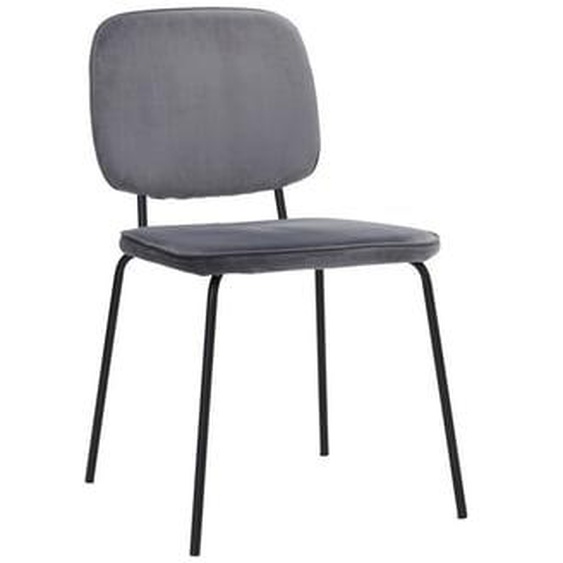 Chaise en velours Comma