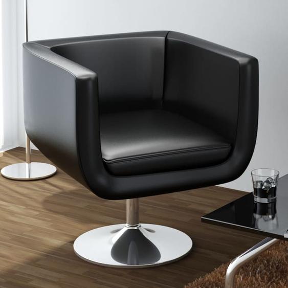 Chaise de bar Noir Similicuir