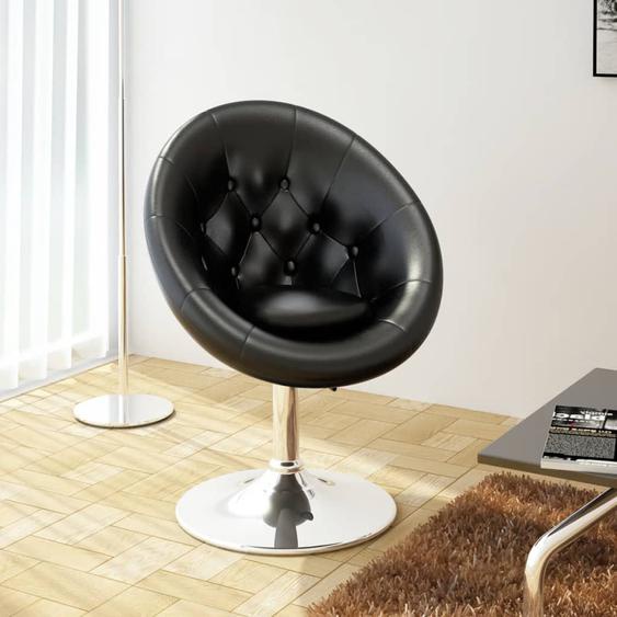 Chaise de bar Noir Similicuir