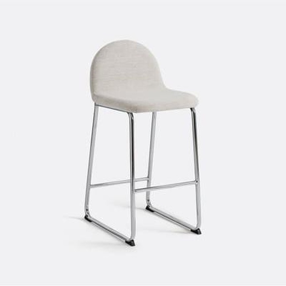 Chaise de bar, pieds chrome, Marsso