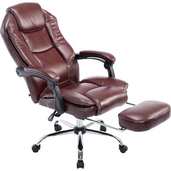 Chaise de bureau CLP Castle réglable en hauteur et pivotante,grise