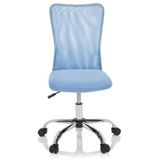 Chaise de bureau pour enfant KIDDY NET I Tissu maille bleu hjh OFFICE