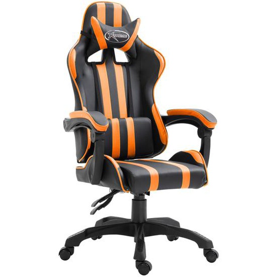 Chaise de jeu Orange Similicuir