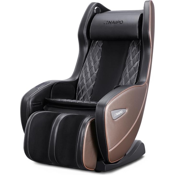 Chaise de massage NAIPO Shiatsu Fauteuil de massage avec tapotement Pétrissage Système de massage à air Bluetooth 3D Surround Sound Musique