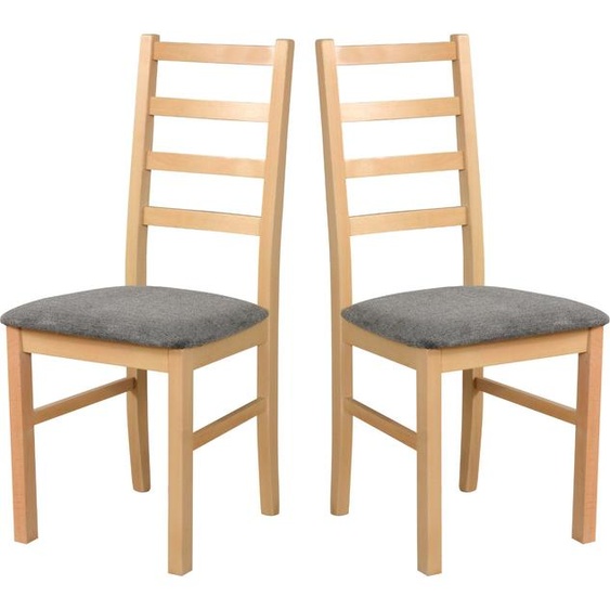 Chaise de salle à manger, bois de chêne massif Chaise Chaise de cuisine - Set 2x Nilo 8 , grandson