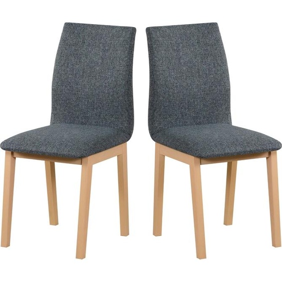 Chaise de salle à manger, bois hêtre massif Chaise Chaise de cuisine - Set 2x LUNA 1 sonoma